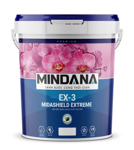 Sơn siêu bóng ngoại thất cao cấp Mindana (EX3) - Midashield Extreme