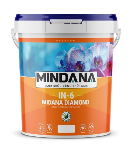 Sơn siêu bóng nội thất cao cấp Mindana (IN6) - Midana Diamond